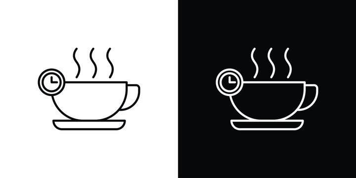 Break icon vector for web, computer and mobile app