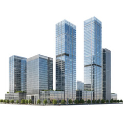 Fototapeta premium modern office buildings