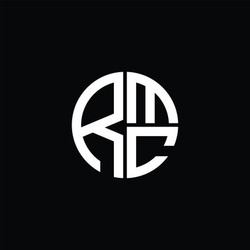 RMC logo RMC icon RMC monogram RMC letter minimalist Circle flat Unique modern abstract logo design.
