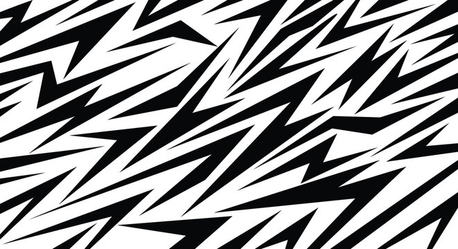 Black and White Lightning Pattern
,Monochrome Electric Bolt Background
, Dynamic Abstract Zigzag Design
,Seamless Sharp Energy Pattern

