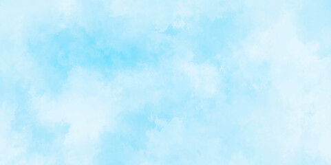 Abstract grunge sky blue soft painted watercolor paint splash. inspiring views of fluffy clouds blue sky background. cloudy blue sky various natural clouds and smoke. morning cloud in the sky.