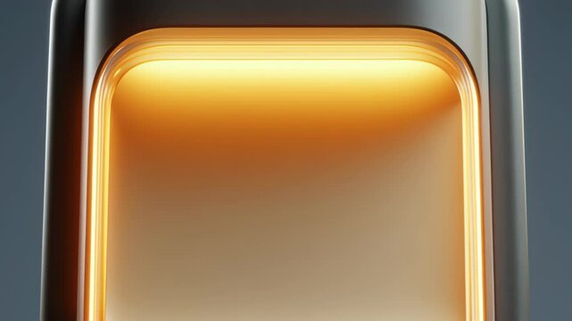 Smart pill dispenser device with sleek modern design glowing warm light technology for easy medication management and timely pill organization