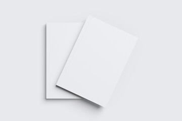 Blank Book Cover Mockup	