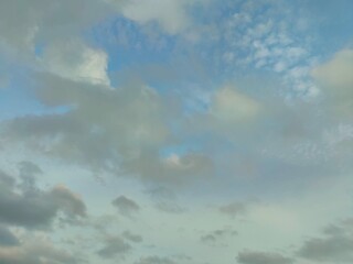 blue sky with clouds