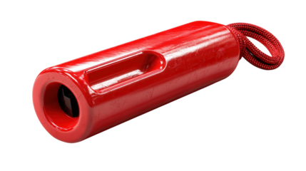 Whistle emergency signal tool background isolated on a Transparent background, PNG file.