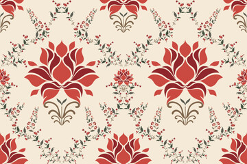 Motifs African boho paisley Floral Ikat pattern embroidery border. Ethnic ikat floral Ethnic Indian Pattern Ikat pattern Ethnic Pattern.Border indian floral Aztec embroidery border seamless patterns.
