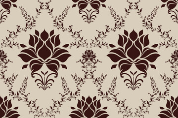 Motifs African boho paisley Floral Ikat pattern embroidery border. Ethnic ikat floral Ethnic Indian Pattern Ikat pattern Ethnic Pattern.Border indian floral Aztec embroidery border seamless patterns.