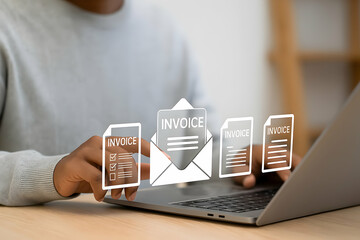 Online Invoice Management and Billing Software Concept for Digital Payments Digital Workflow