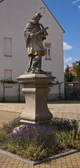 Statue of Sankt Johann from Nepomuk in Lednice,Moravia,South Moravia,Czech republic
