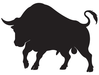 FIGHTING BULL SILHOUETTE