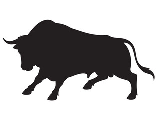 FIGHTING BULL SILHOUETTE