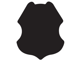 FIREFIGHTER BADGE SILHOUETTE