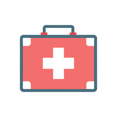 Obraz premium first aid kit isolated