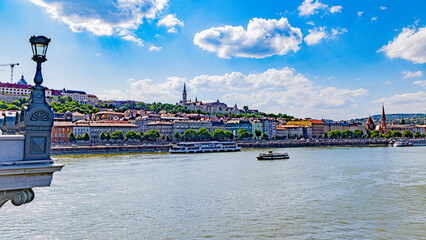 City of Budapest capital of Hungary downtown views