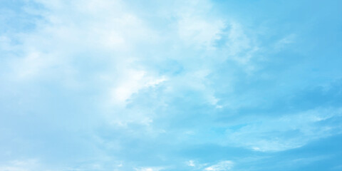 Sky blue effect clouds sunny light effect soft splashed reflection wallpaper. Clouds floating in the sky often evoke a feeling of calm or serenity, the peaceful mood of the image a storm approaching b