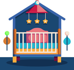 Obraz premium Crib icon 