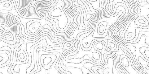Topographic map background with geographic grid for hiking and mountain sport. luxury topographic wavy pattern and geographic grid map design. paper texture Imitation of a geographical map shades.