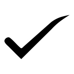 check mark symbol  black design image