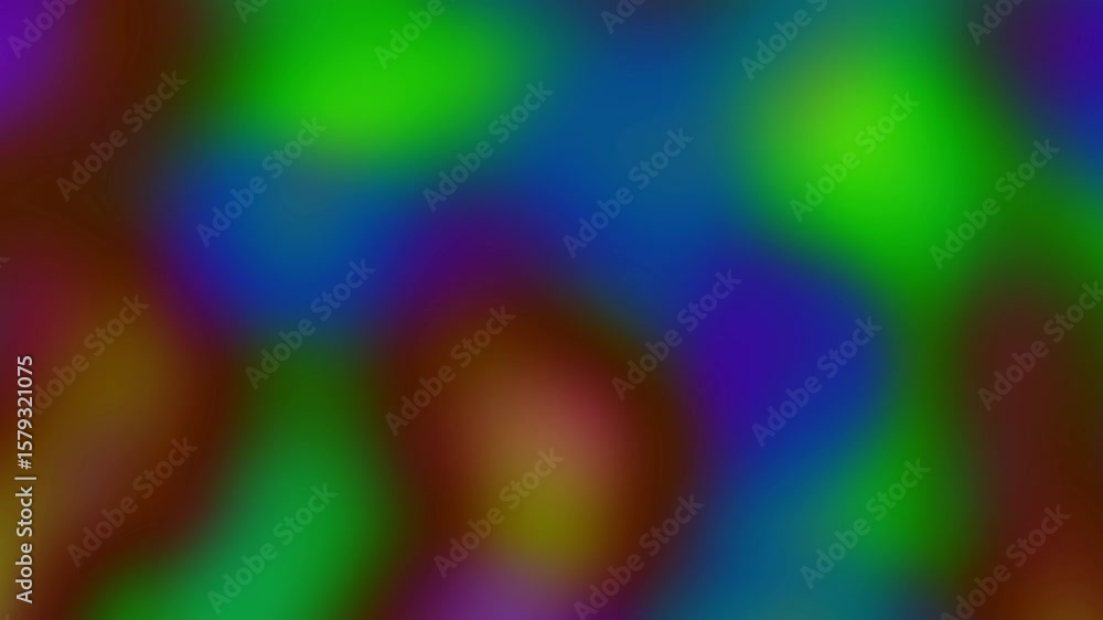 Poster abstract animation, dark background with color blur effect, 4k seamless looping video, 3d render