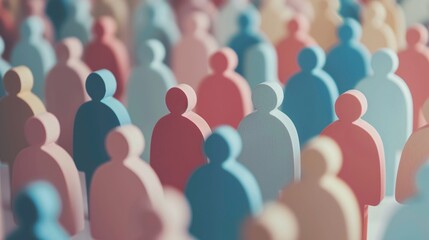 Demographic concept highlighting the challenges of an ageing global population