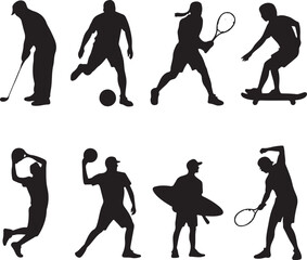 American Football Player Silhouette in Action Pose

Football Helmet and Ball Vector Design

Running Quarterback Silhouette for Sports Design

Black American Football Silhouette Illustration

Team Spor