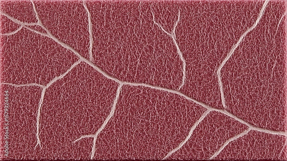 Poster detailed maroon surface with crackled texture and branching patterns forming a unique backdrop