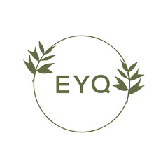 EYQ Letter Initial Logo Design Template Vector Illustration
