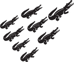Crocodile vector image
