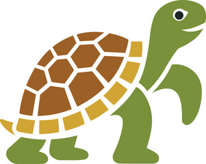 Turtle icon silhouette vector image