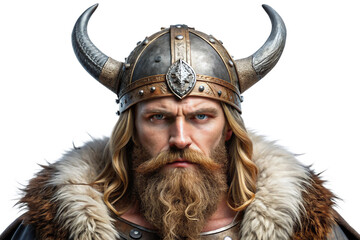 3D Rendering of beautiful, trending and realistic Viking with white background