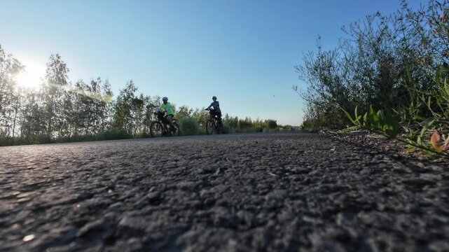 cycling in nature in wild places, bikepacking	

