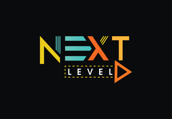 Fototapeta premium Next level icon, 