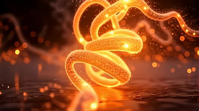 touchy string of beam meander seamlessly together, forge the coil spiral of disturbance muzzy conceptual fractal plasma, which scintillate inward muffle golden and prove tones, displace