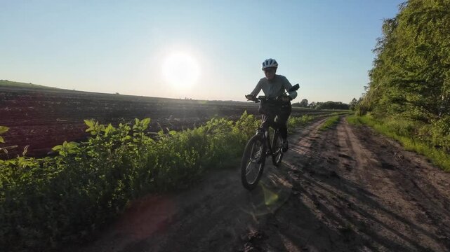 cycling in nature in wild places, bikepacking	

