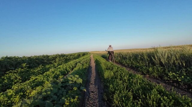 cycling in nature in wild places, bikepacking	
