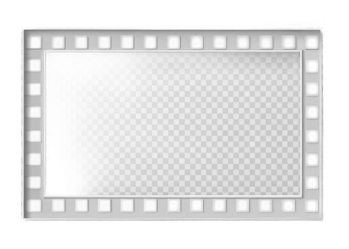 film strip isolated on white background