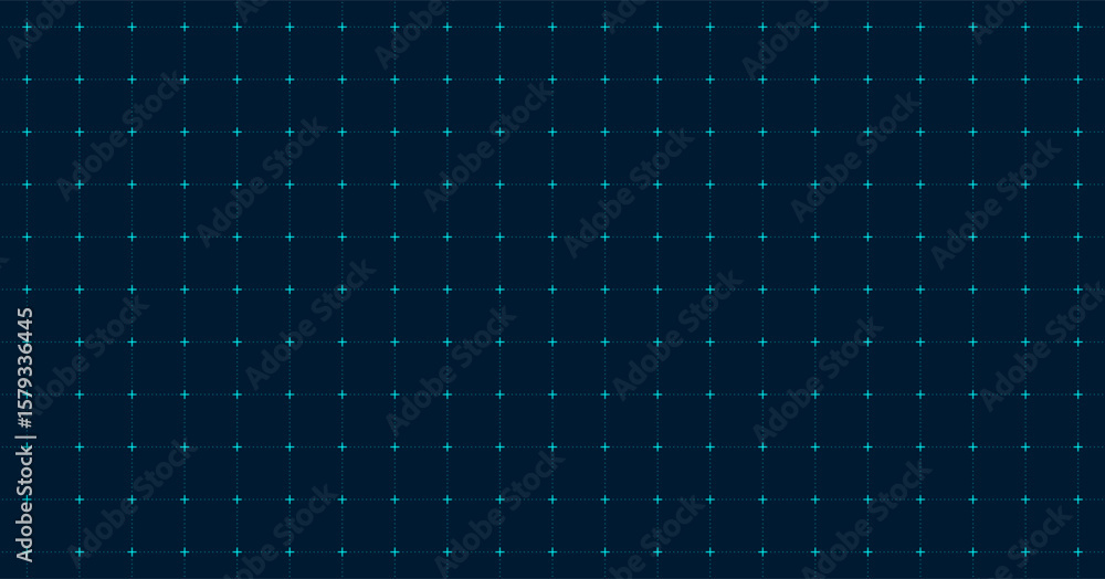 Poster grid line blueprint paper sheet, digital grid and particle mesh, square grid background, texture of 