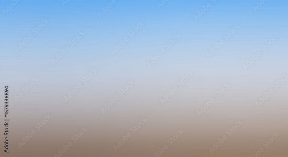 Poster serene sky gradient - a smooth gradient transitioning from light blue to a muted brown, perfect for 