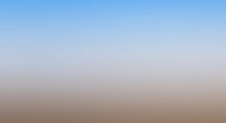 Obraz premium Serene Sky Gradient - A smooth gradient transitioning from light blue to a muted brown, perfect for backgrounds or design elements
