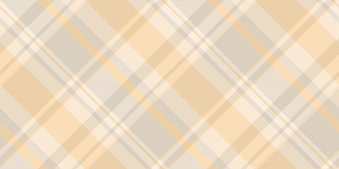 Elegant plaid pattern with soft, muted colors. Beige, tan, and gray create a versatile, classic textile design. Ideal for backgrounds, fabrics, and templates.