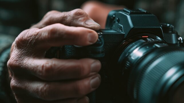 Close-up of hands adjusting camera settings (9)