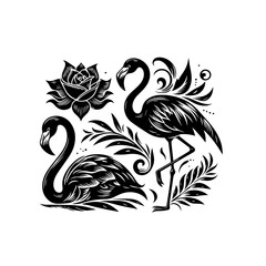 Obraz premium Abstract Black Background Texture Image