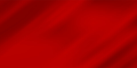 Luxury red satin smooth fabric background. Abstract background luxury red cloth or liquid wave or wavy folds of silk satin background. Red silky fabric. Decoration element for design. 