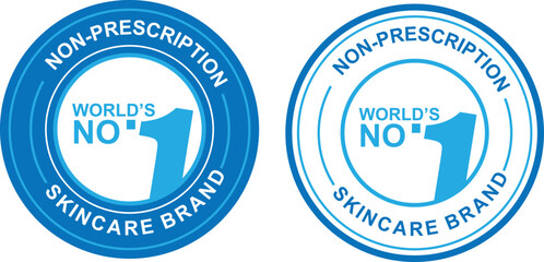Skincare Product Emblem Highlighting Global No.1 Rank