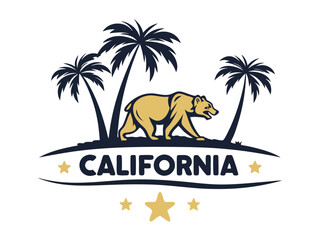 Vibrant California Flower Design for Brand Identity