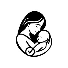 Mother care icon