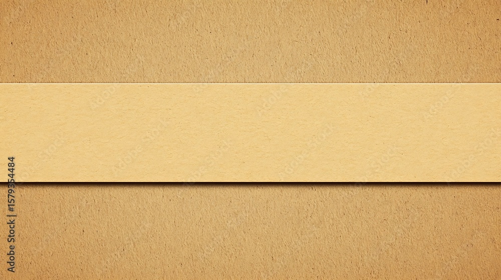 Poster tan textured background with horizontal banner for adding message or design element, ideal for