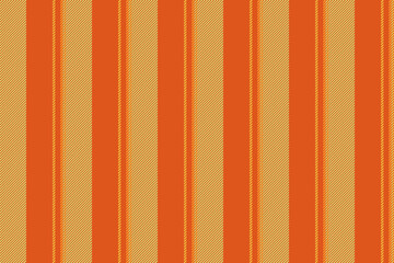 Piece vector background pattern, latin vertical fabric seamless. Vibrant texture stripe textile lines in orange and lime colors.