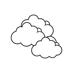 Cloud line art, Cute cloud line art, sky