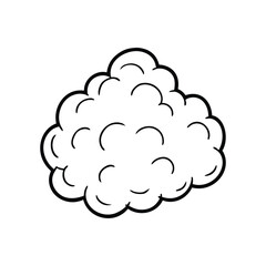Cloud line art, Cute cloud line art, sky